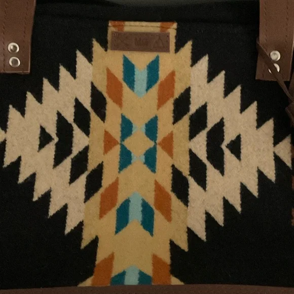 Brown and Black Patterned Tote Bag, Mercy Grey Designs - Picture 8 of 8